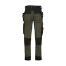 SYNQ® Qrowd Holster pocket trousers, stretch zones - Colours Red /Black or Khaki green/Black