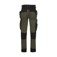SYNQ® Qrowd Holster pocket trousers, stretch zones - Colours Red /Black or Khaki green/Black