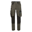 SYNQ® Sqoot Knee pocket trousers, stretch zones - Colours Red /Black or Khaki green/Black