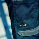 SYNQ® Smasher Service trousers - Colours Khaki green/Black or Red/Black