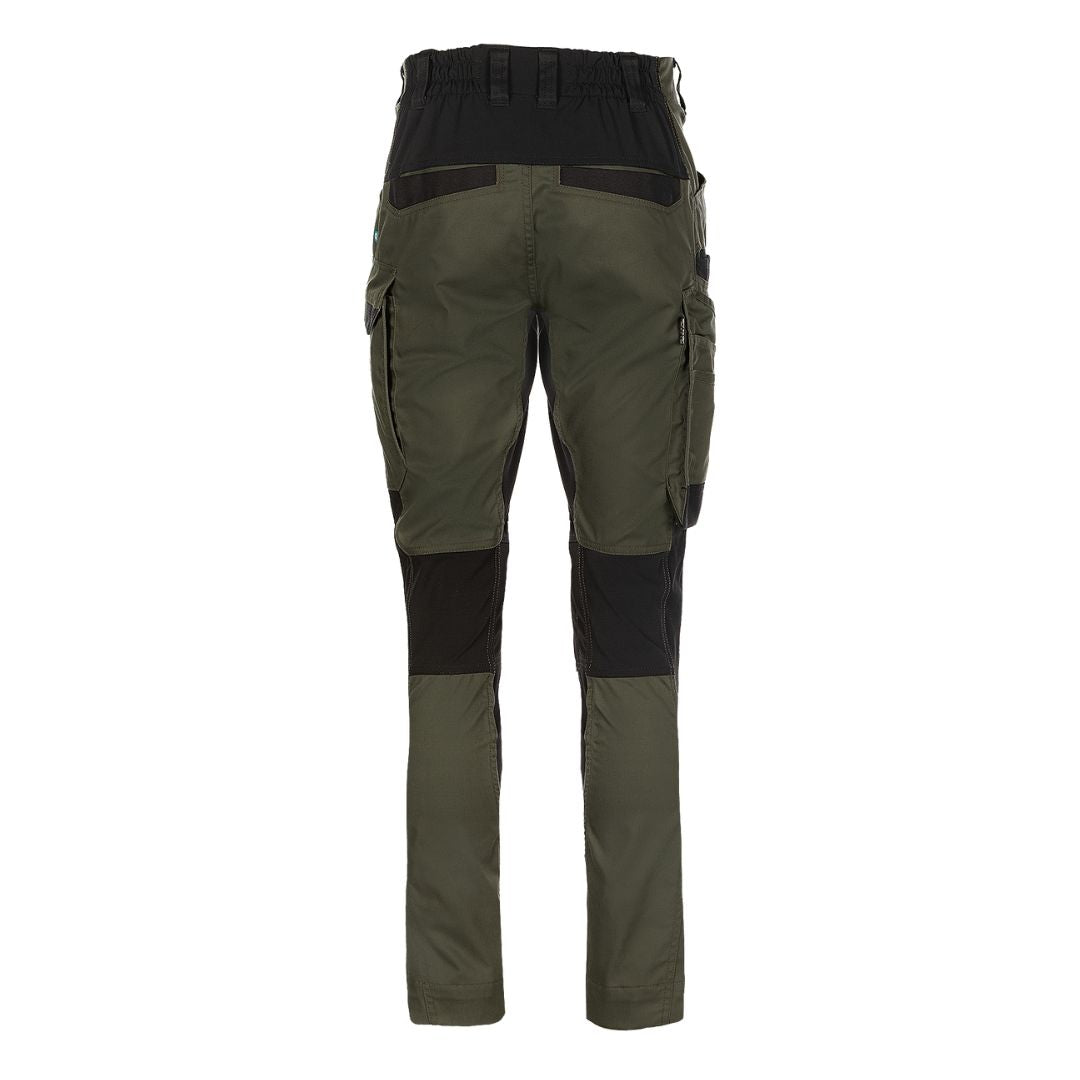 SYNQ® Sqill Service trousers, stretch zones - Colours Red /Black